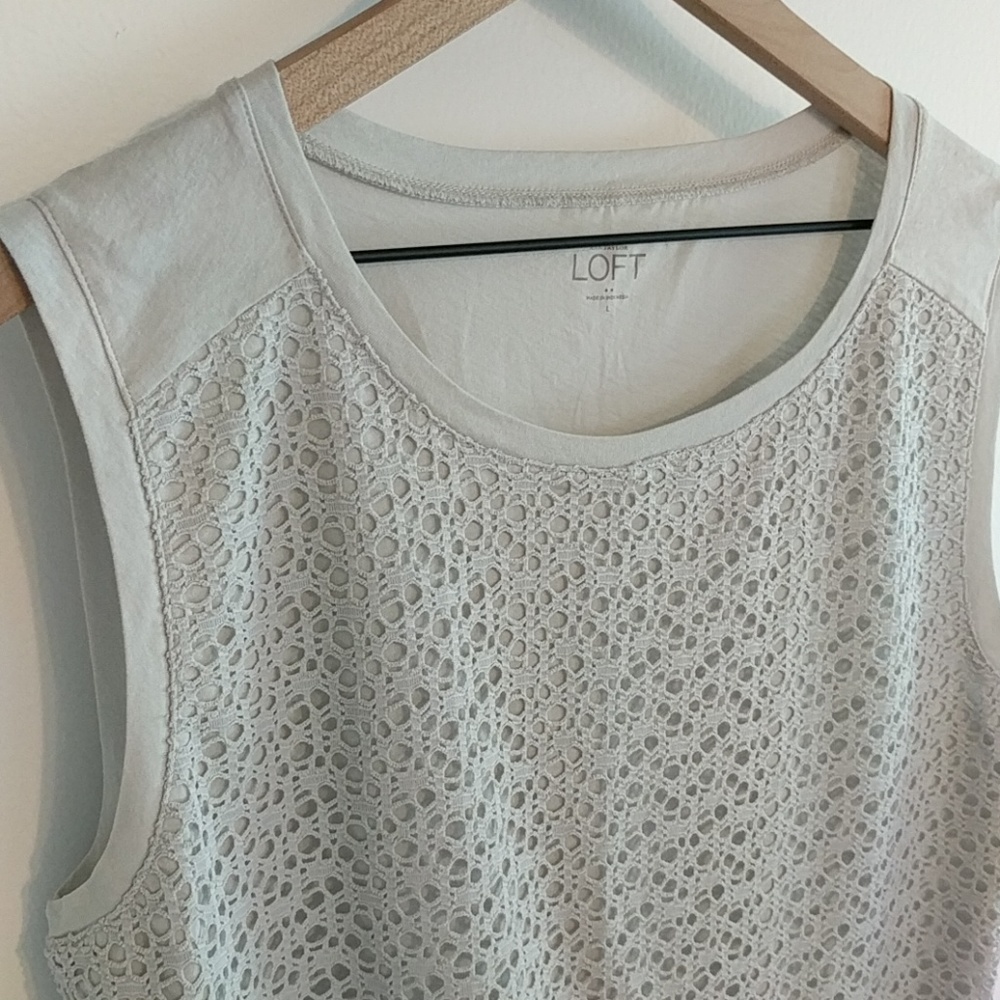 Loft Lace Layered Tank - Large - Picture 2 of 6